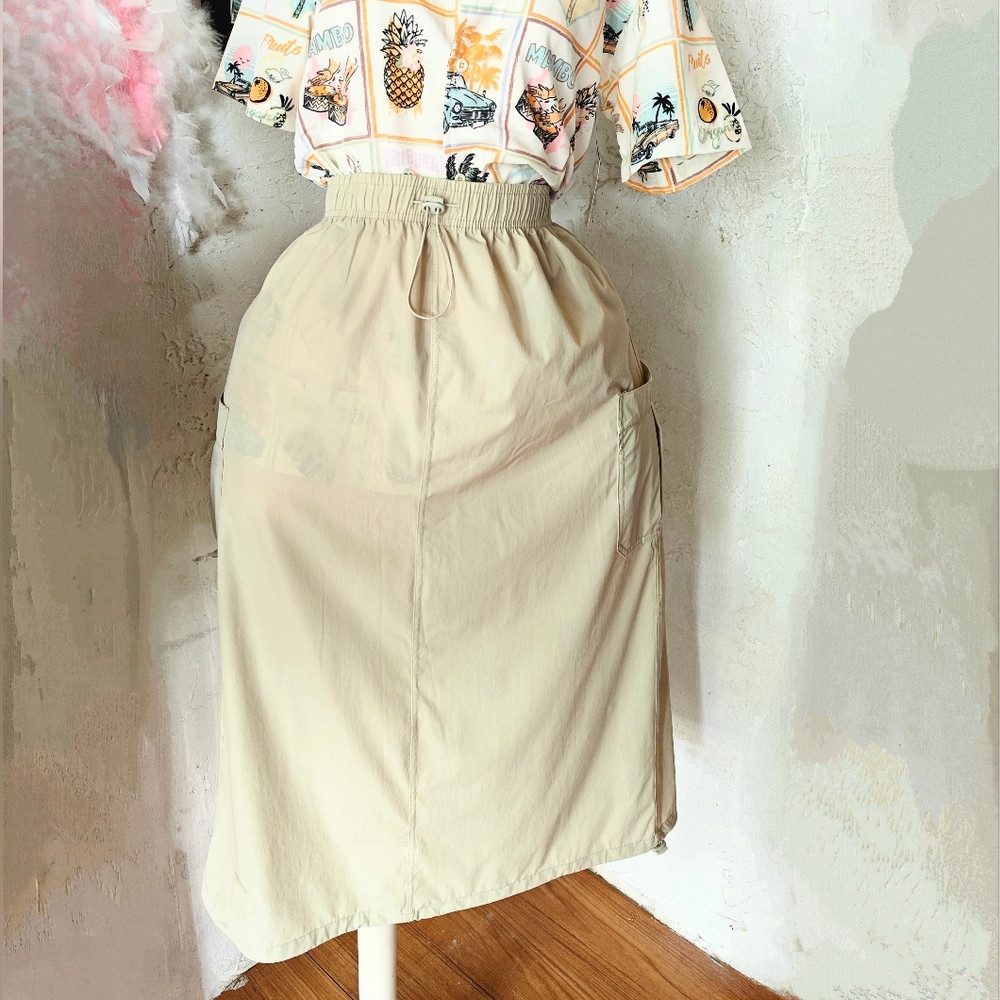 Drawstring Cargo skirt - Picture 4 of 5